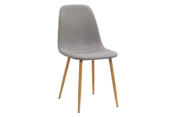 Richeto Matbord 240 cm ek +  8 st Nibe stol grå med ek ben - Natur/Grå - Products - Möbler - Bord & matgrupp - Matgrupp