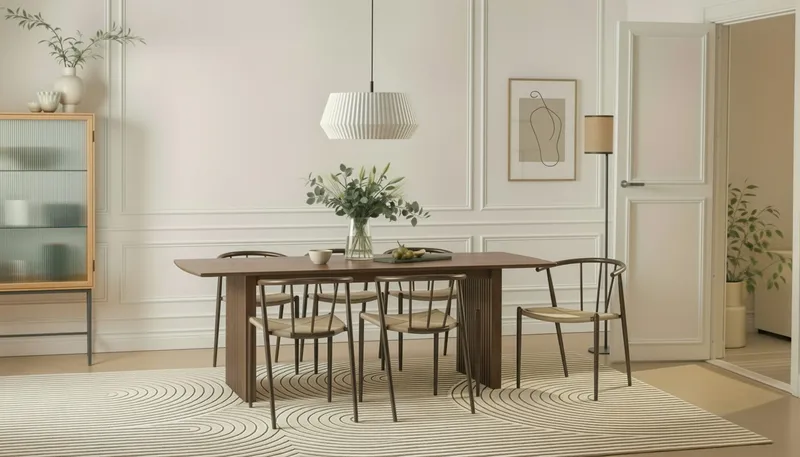Richeto Matbord 240 cm med 6 Winston Matstolar - Rökt ek - Products - Möbler - Bord & matgrupp - Matgrupp