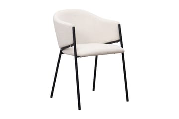 Richeto Matbord 240 cm med 8 Filip Matstolar - Rökt ek / Vit Bouclé - Products - Möbler - Bord & matgrupp - Matgrupp