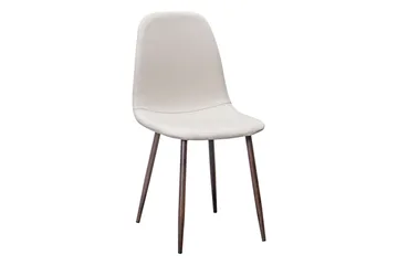 Richeto Matbord Rökt Ek 210 cm valnöt +  8 st Nibe stol beige med valnöt ben - Brun/Beige - Products - Möbler - Bord & matgrupp - Matgrupp