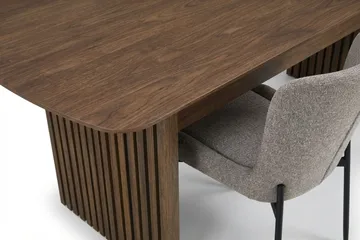 Richeto Matgrupp Rökt Ek 180 cm med 4 Elsie Matstolar - Rökt ek - Products - Möbler - Bord & matgrupp - Matgrupp