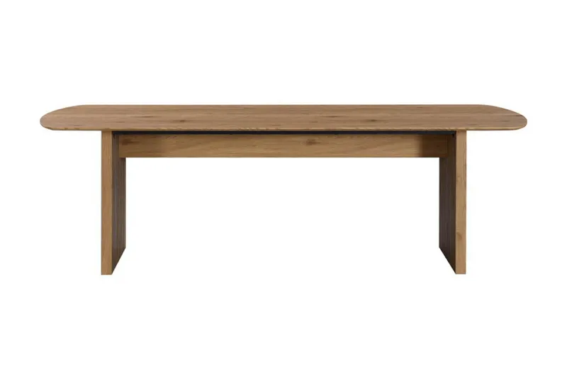 Richeto Stort Ribbat Matbord 240x100 cm med Trä- och Ekutseende - Natur - Products - Möbler - Bord & matgrupp - Matbord & köksbord
