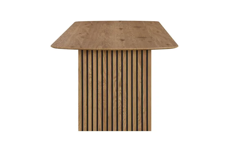 Richeto Stort Ribbat Matbord 240x100 cm med Trä- och Ekutseende - Natur - Products - Möbler - Bord & matgrupp - Matbord & köksbord