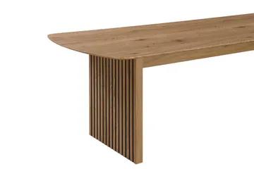 Richeto Stort Ribbat Matbord 240x100 cm med Trä- och Ekutseende - Natur - Products - Möbler - Bord & matgrupp - Matbord & köksbord