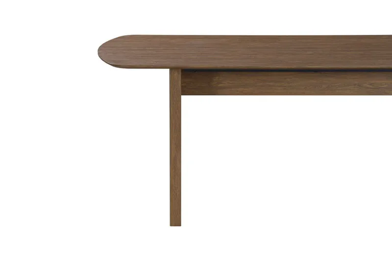 Richeto Stort Ribbat Matbord 240x100 cm med Trä- och Rökt Ek-utseende - Mörkbrun - Products - Möbler - Bord & matgrupp - Matbord & köksbord