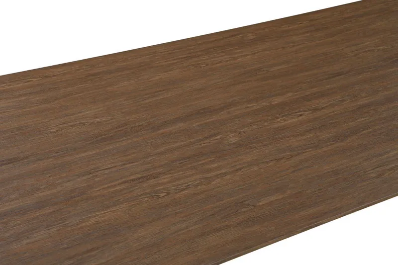 Richeto Stort Ribbat Matbord 240x100 cm med Trä- och Rökt Ek-utseende - Mörkbrun - Products - Möbler - Bord & matgrupp - Matbord & köksbord