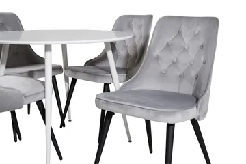 Ridones Matbord Runt med 4 st Valera Lyx Sammetstol - Products - Möbler - Bord & matgrupp - Matgrupp