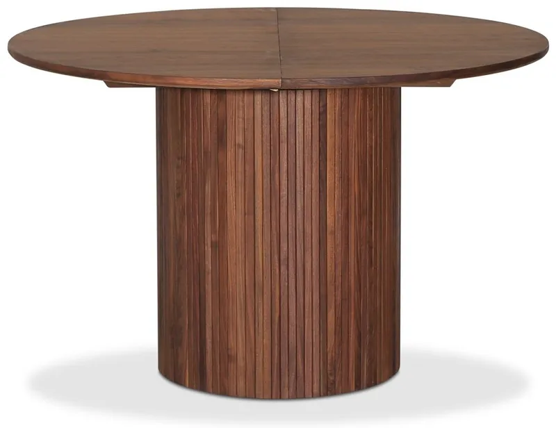 Runt matbord valnöt Ø115-160 cm - Nova - Valnöt - Products - Möbler - Bord & matgrupp - Matbord & köksbord