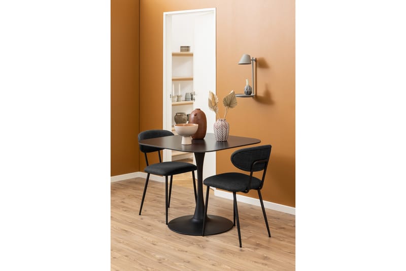 Salm Matbord 90x90 cm - Svart - Products - Möbler - Bord & matgrupp - Matbord & köksbord
