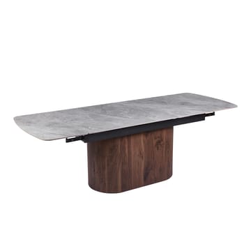 Salvador matbord 160-240 cm med grå keramisk sten / Valnöt - Grå keramisk sten / Valnöt - Products - Möbler - Bord & matgrupp - Matbord & köksbord