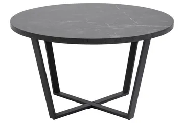 Sansi Soffbord 77 cm Rund - Svart - Products - Möbler - Bord & matgrupp - Soffbord
