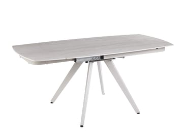 Saturnus matbord förlängningsbart 120 till 180 cm - Beige Travertin - Beige Travertin - Products - Möbler - Bord & matgrupp - Matbord & köksbord