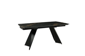 Saturnus matbord förlängningsbart 165-240 cm - Keramisk toppskiva - Matt svart/grå/brun marmormönstrad - Products - Möbler - Bord & matgrupp - Matbord & köksbord
