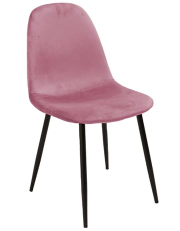 Seat matgrupp, matbord med 4 st Carisma sammetsstolar - Svart/Korall - Svart / korallrosa - Products - Möbler - Bord & matgrupp - Matgrupp