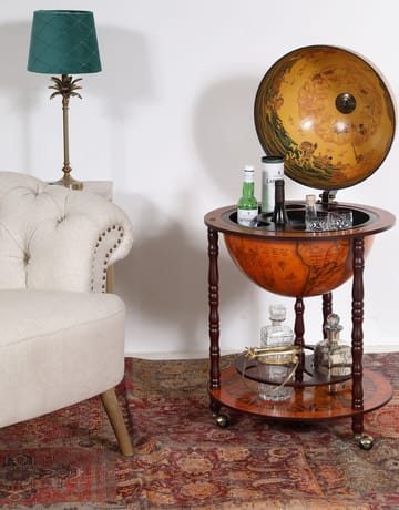 Barglob - Da Vinci - Jordglob som bar - brun - Products - Möbler - Bord & matgrupp - Serveringsvagn & serveringsbord - Barglob & jordglobsbar