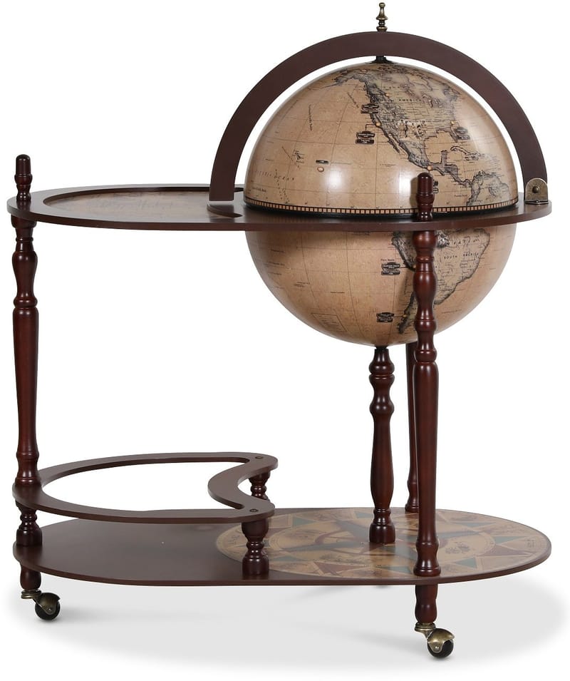 Barglob serveringsvagn - Da Vinci, brun