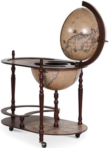 Barglob serveringsvagn - Da Vinci - brun - Products - Möbler - Bord & matgrupp - Serveringsvagn & serveringsbord - Barglob & jordglobsbar