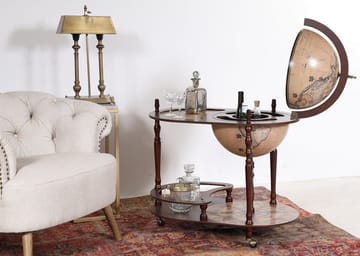 Barglob serveringsvagn - Da Vinci - brun - Products - Möbler - Bord & matgrupp - Serveringsvagn & serveringsbord - Barglob & jordglobsbar