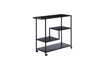 Hermes Rullvagn 86cm - Svart - Products - Möbler - Bord & matgrupp - Serveringsvagn & serveringsbord - Rullvagn, rullbord & serveringsbord