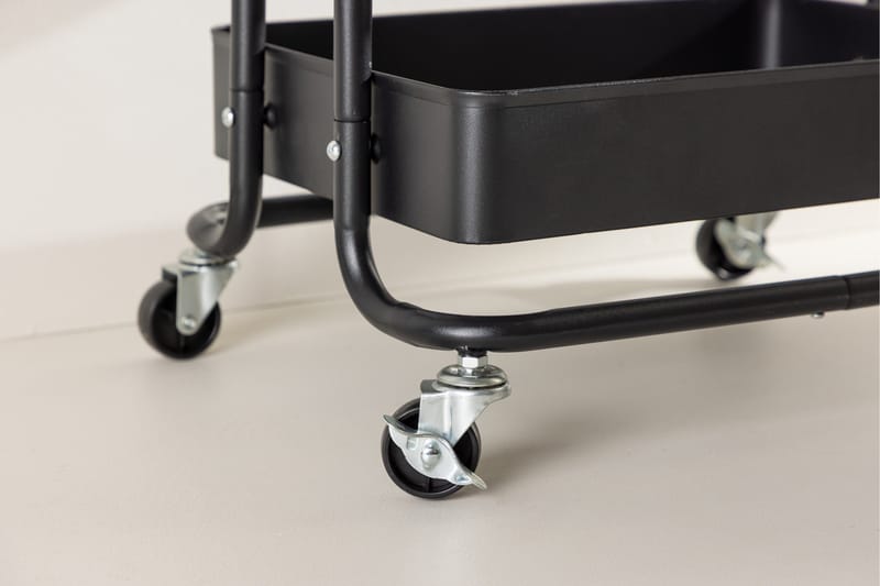 Manaus Drinkvagn 46x34 cm - Svart - Products - Möbler - Bord & matgrupp - Serveringsvagn & serveringsbord - Rullvagn, rullbord & serveringsbord