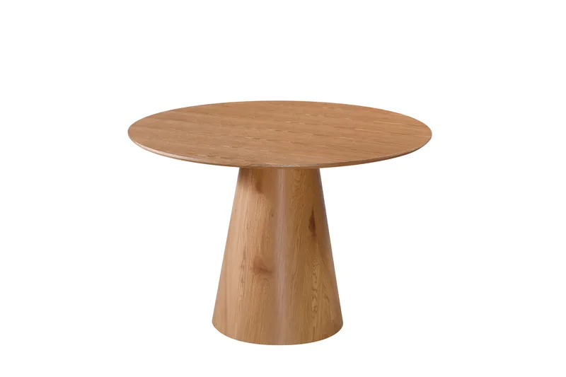 Siena Litet Matbord Runt 110cm Fanér - Ek - Products - Möbler - Bord & matgrupp - Matbord & köksbord