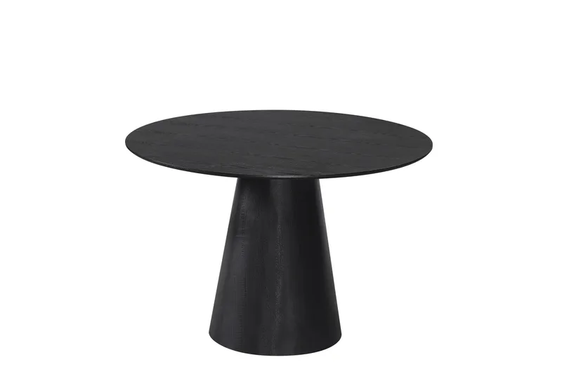 Siena Litet Matbord Runt 110cm Fanér - Svart - Products - Möbler - Bord & matgrupp - Matbord & köksbord