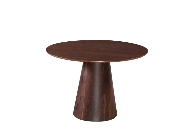 Siena Litet Matbord Runt 110cm Fanér - Valnöt - Products - Möbler - Bord & matgrupp - Matbord & köksbord