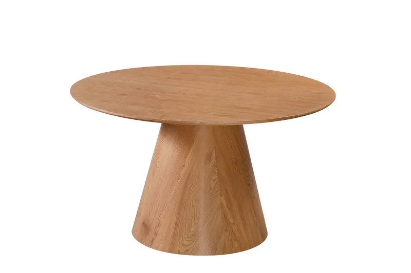 Siena Matbord Runt 130cm Fanér - Ek - Products - Möbler - Bord & matgrupp - Matbord & köksbord