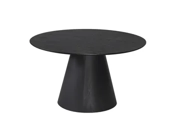 Siena Matbord Runt 130cm Fanér - Svart - Products - Möbler - Bord & matgrupp - Matbord & köksbord