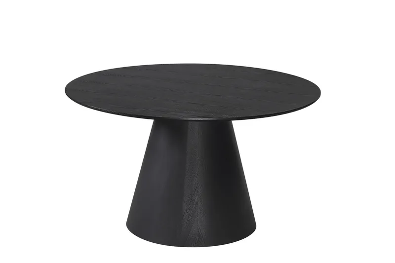 Siena Matbord Runt 130cm Fanér - Svart - Products - Möbler - Bord & matgrupp - Matbord & köksbord