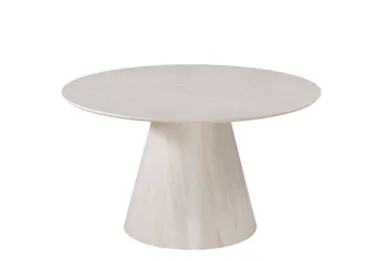 Siena Matbord Runt 130cm - Whitewash - Products - Möbler - Bord & matgrupp - Matbord & köksbord