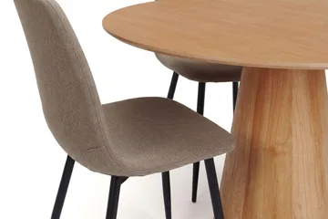 Siena Matgrupp runt 110 cm Ek med 4 Nibe Matstolar - Ek - Products - Möbler - Bord & matgrupp - Matgrupp