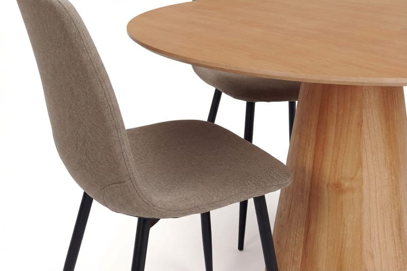 Siena Matgrupp runt 110 cm Ek med 4 Nibe Matstolar - Ek - Products - Möbler - Bord & matgrupp - Matgrupp