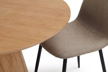Siena Matgrupp runt 130 cm Ek med 6 Nibe Matstolar - Ek - Products - Möbler - Bord & matgrupp - Matgrupp