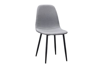 Siena Matgrupp runt 130 cm Svart med 6 Nibe Matstolar - Svart - Products - Möbler - Bord & matgrupp - Matgrupp