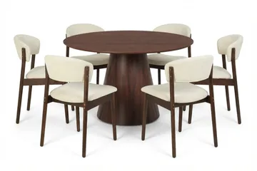 Walnut/Beige - Valnöt