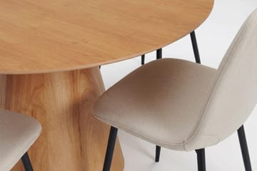 Siena Matgrupp runt 150 cm Ek med 6 Nibe Matstolar - Ek - Products - Möbler - Bord & matgrupp - Matgrupp