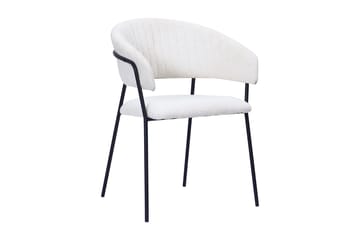 Siena Matgrupp runt 150 cm Svart med 6 Karol Matstolar - Svart - Products - Möbler - Bord & matgrupp - Matgrupp