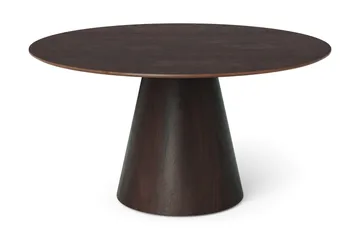 Siena Stort Matbord Runt 150cm Fanér - Rökt ek - Products - Möbler - Bord & matgrupp - Matbord & köksbord
