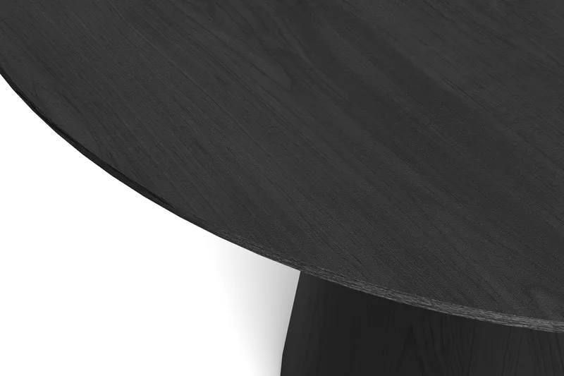 Siena Stort Matbord Runt 150cm Fanér - Svart - Products - Möbler - Bord & matgrupp - Matbord & köksbord