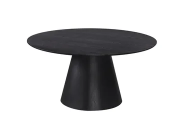 Siena Stort Matbord Runt 150cm Fanér - Svart - Products - Möbler - Bord & matgrupp - Matbord & köksbord