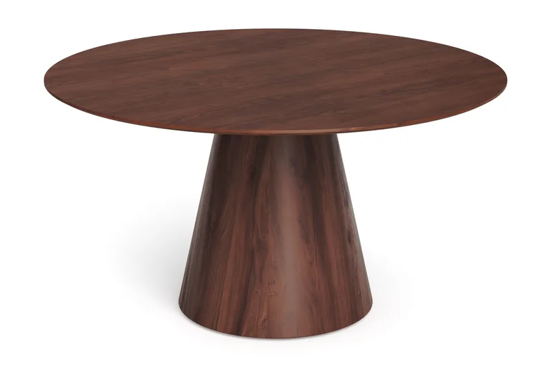Siena Stort Matbord Runt 150cm Fanér - Valnöt - Products - Möbler - Bord & matgrupp - Matbord & köksbord