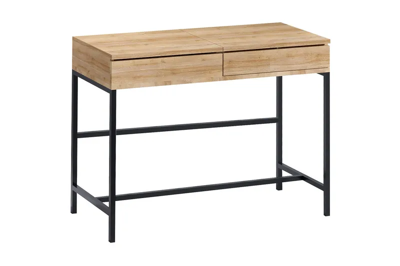 Sminkbord 45x100 cm - Natur/Svart - Products - Möbler - Bord & matgrupp - Sminkbord & toalettbord