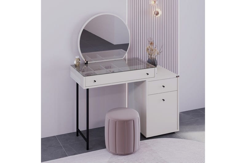 Sminkbord Sminkbord Dralen Mink Flerfärgad - Products - Möbler - Bord & matgrupp - Sminkbord & toalettbord