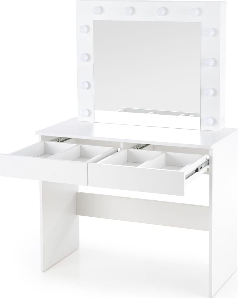 Facada vitt sminkbord med belysning 94 x 43 cm - Vit - Products - Möbler - Bord & matgrupp - Sminkbord & toalettbord
