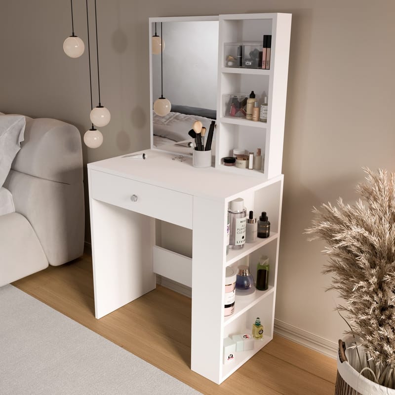 Gravo Sminkbord 69,4x135x40 cm - Vit - Products - Möbler - Bord & matgrupp - Sminkbord & toalettbord