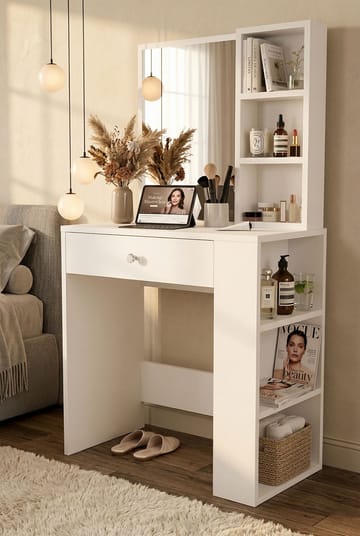 Gravo Sminkbord 69,4x135x40 cm - Vit - Products - Möbler - Bord & matgrupp - Sminkbord & toalettbord