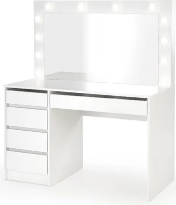 Sminkbord Facada med Spegel och Belysning - Vit - Products - Möbler - Bord & matgrupp - Sminkbord & toalettbord