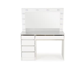 Sminkbord Facada med Spegel och Belysning - Vit - Products - Möbler - Bord & matgrupp - Sminkbord & toalettbord