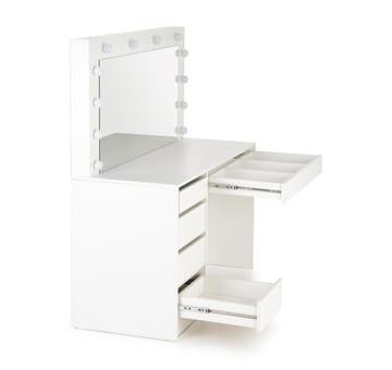 Sminkbord Facada med Spegel och Belysning - Vit - Products - Möbler - Bord & matgrupp - Sminkbord & toalettbord